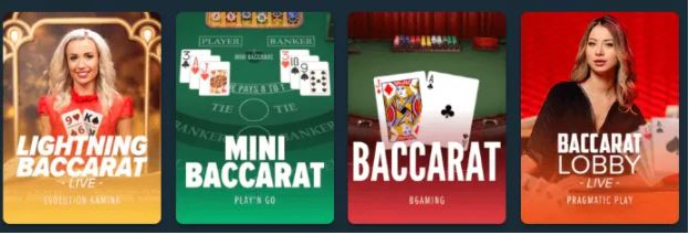 Khám phá các trò chơi Baccarat như Baccarat Lobby và hơn thế nữa!