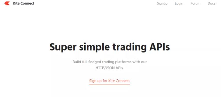 Kite Connect API