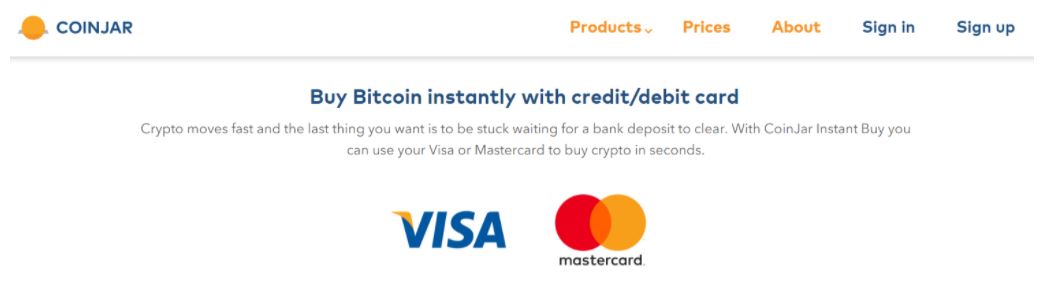 Mua Bitcoin ngay lập tức bằng thẻ tín dụng / thẻ ghi nợ