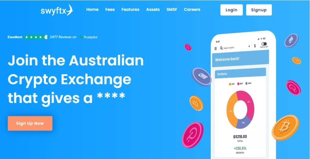 Swyftx - Sàn giao dịch tiền điện tử hàng đầu tại Úc