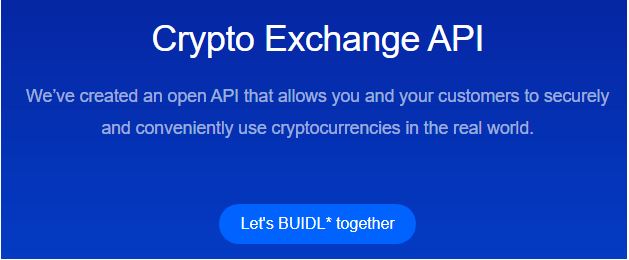 API trao đổi tiền điện tử của Bity