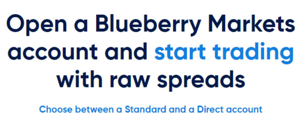 Bắt đầu giao dịch trực tuyến với Blueberry Markets