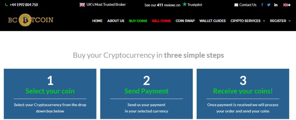 Giao dịch tiền điện tử với BC Bitcoin
