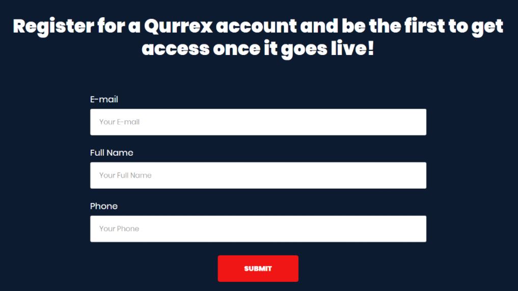 Quy trình đăng ký Qurrex