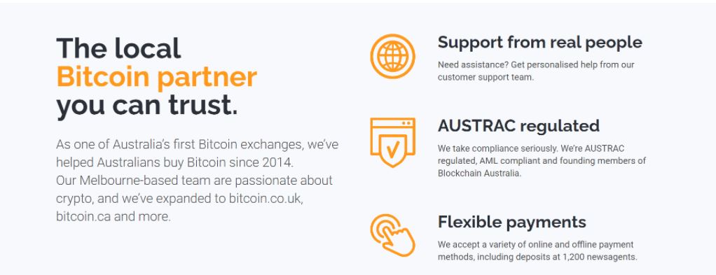 Đánh giá Bitcoin Australia - Các tính năng chính