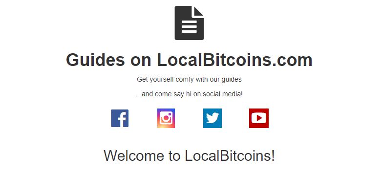 Tính năng LocalBitcoins