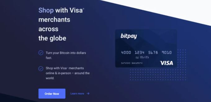 Thẻ Visa Bitpay
