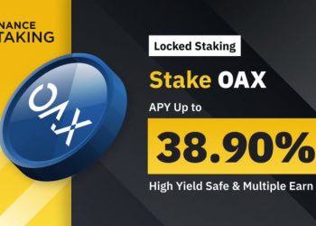 Binance Staking ra mắt OAX Staking với mức APY lên tới 38,90%