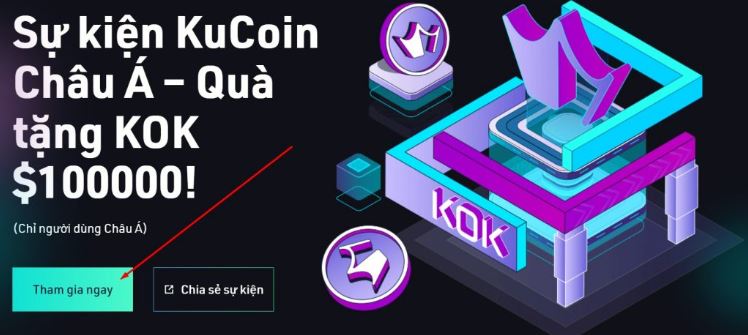 Cách tham gia Event Kucoin KOK token