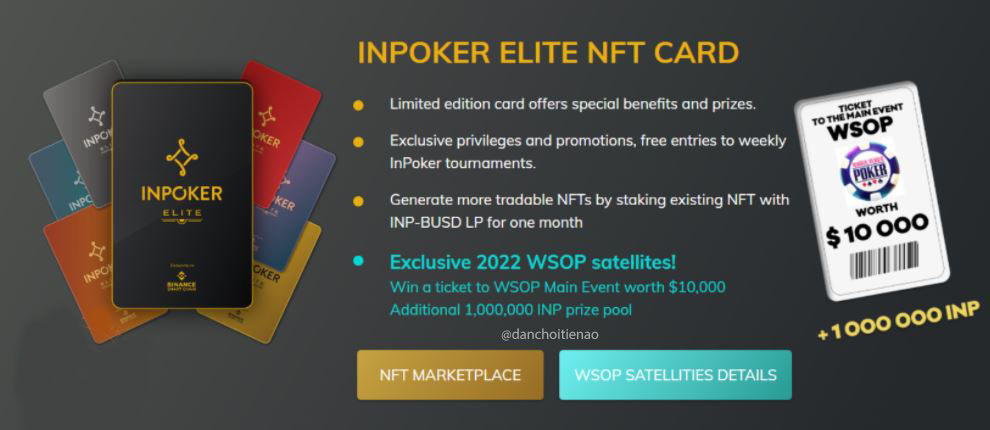 Thẻ NFT ưu tú của Inpoker