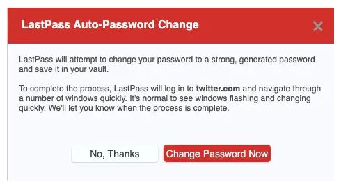 tạo mật khẩu với LastPass