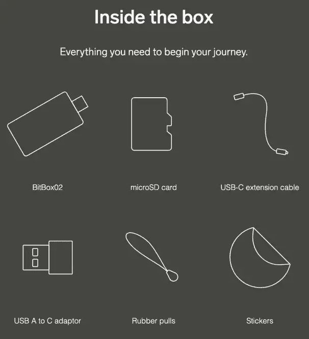 BitBox02 – Có gì trong hộp?