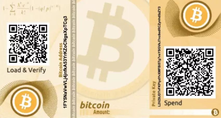 Ví giấy Bitcoin là gì?