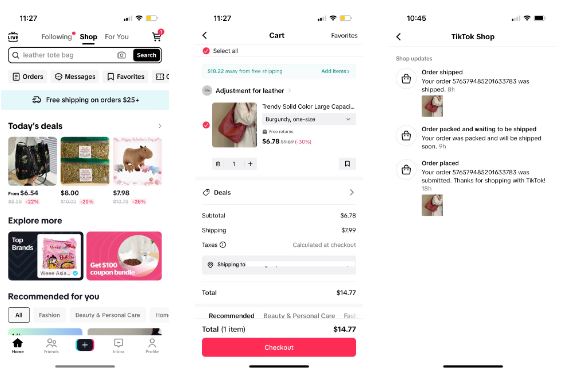 Cách truy cập và mua hàng từ TikTok Shop