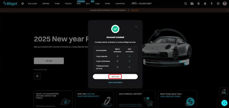 Sàn Bitget Có Uy Tín Không? Hướng Dẫn Tạo Tài Khoản Bitget Nhận Ngay 6200 USDT 5 quy trinh kyc bitget